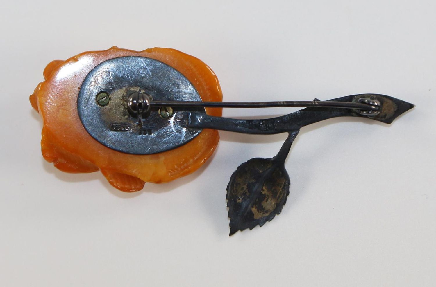 Große Abbildung Nr.2: 123-2319 SBM Königsberg Rosenbrosche.: (Schmuck, Broschen)