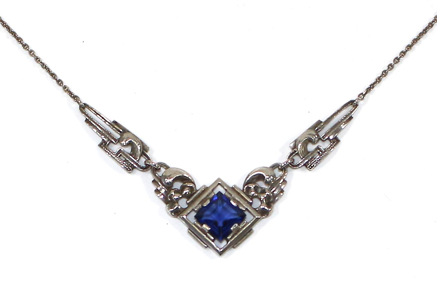 Große Abbildung Nr.1: 123-2327 Art Deco Collier: (Schmuck, Colliers)