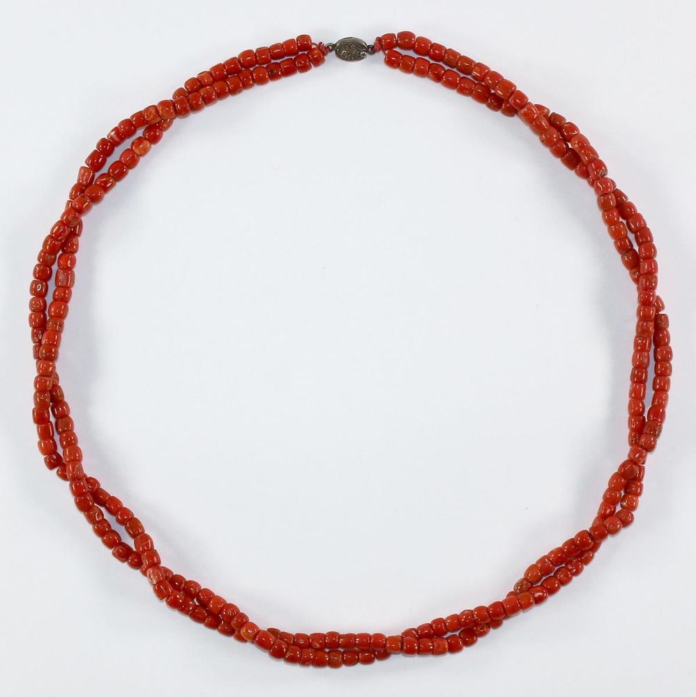 Große Abbildung Nr.1: 123-2329 China Korallencollier: (Schmuck, Colliers)