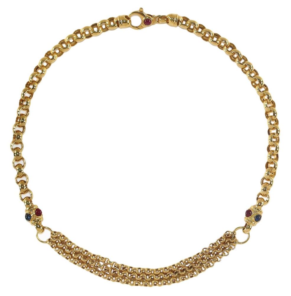 Große Abbildung Nr.1: 123-2330 Goldcollier 585 GG.: (Schmuck, Colliers)