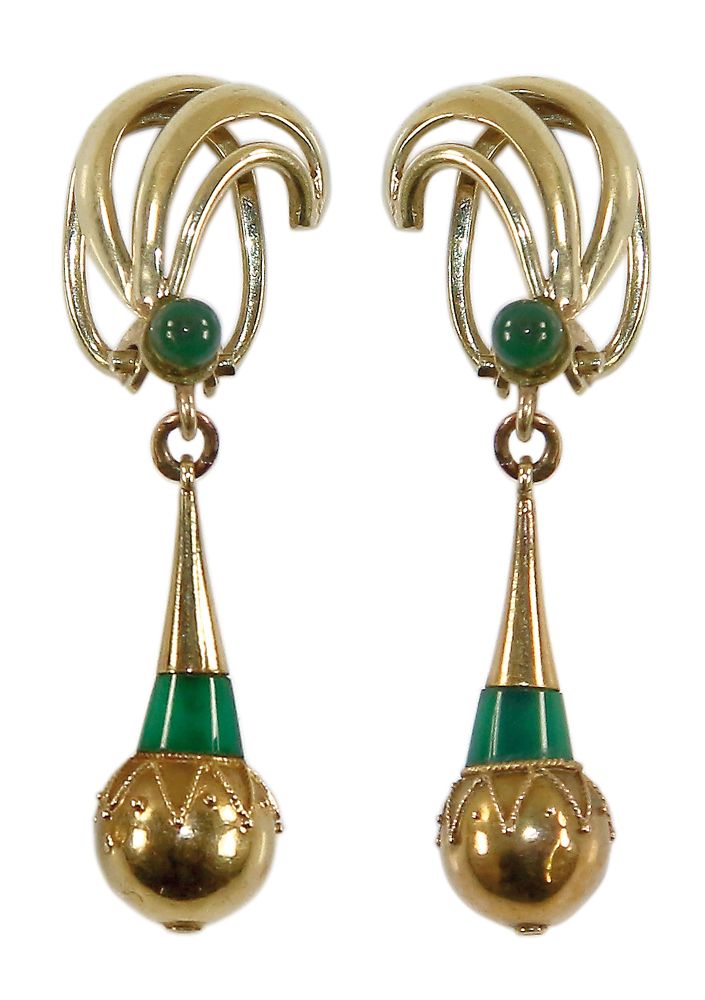 Große Abbildung Nr.1: 123-2365 Art Deco Wilhelm Müller: (Schmuck, Ohrschmuck)