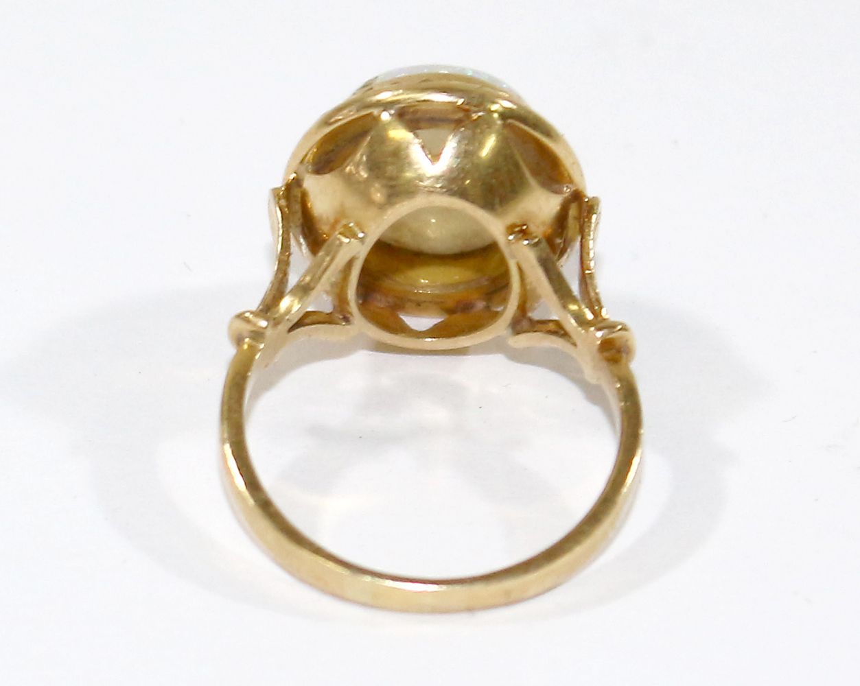Große Abbildung Nr.2: 123-2378 Opalring 750 GG: (Schmuck, Ringe)