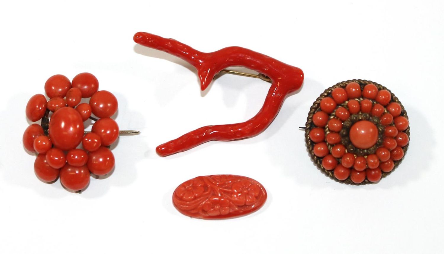 Große Abbildung Nr.1: 123-2398 Korallenschmuck: (Schmuck, Sammlungen)