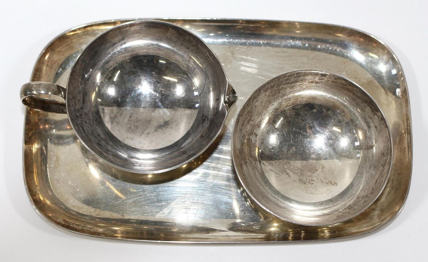 Große Abbildung Nr.2: 123-2415 Jan Dix Art Deco Silberset: (Silber)