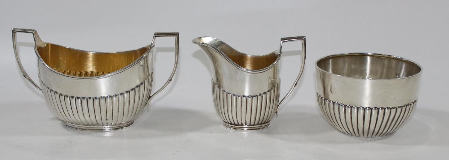 Große Abbildung Nr.5: 123-2417 Kaffee-, Tee-Kernstück 6 Tlg.: (Silber)