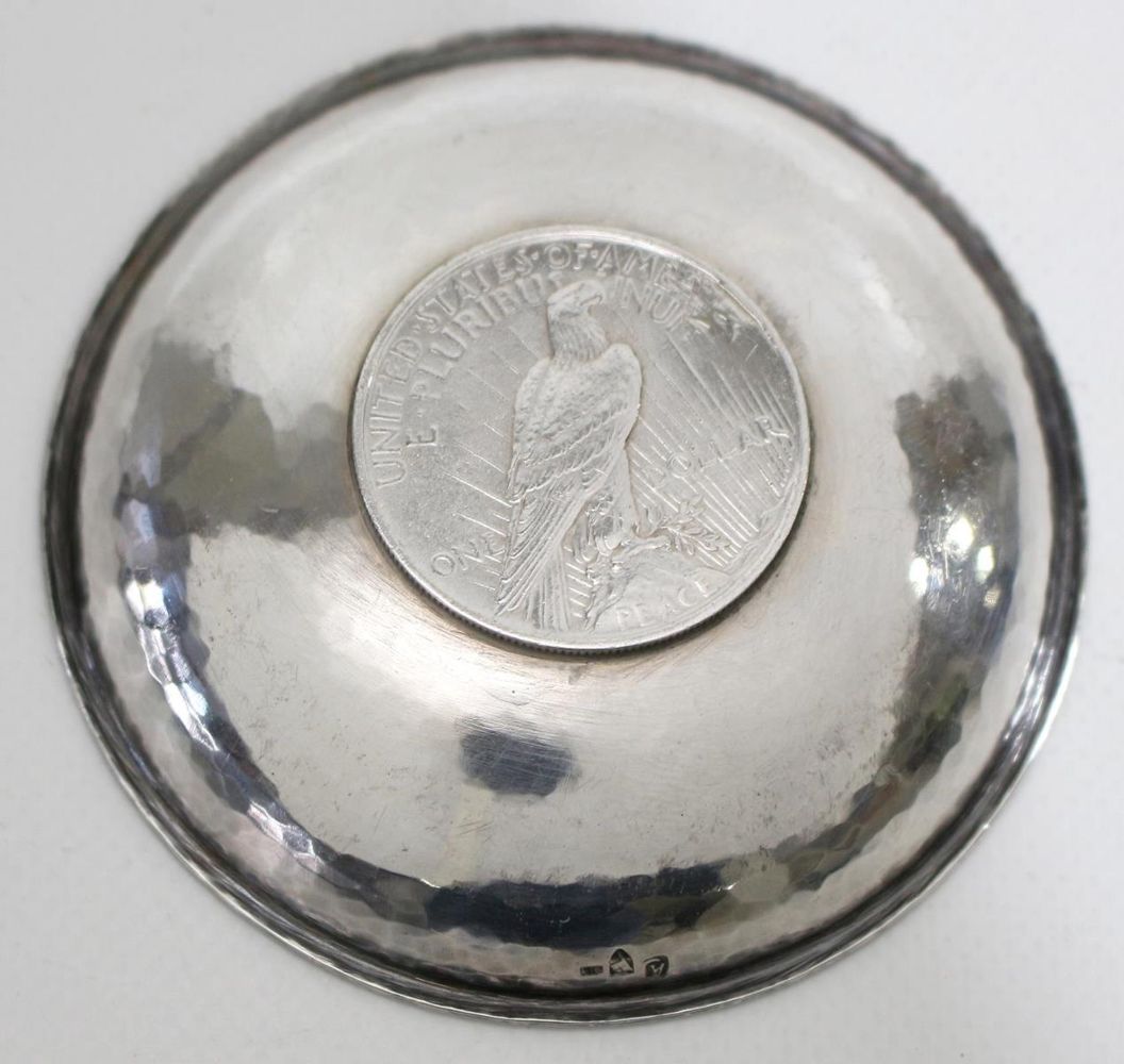Große Abbildung Nr.3: 123-2427 Münzschale US Peace Dollar.: (Silber)