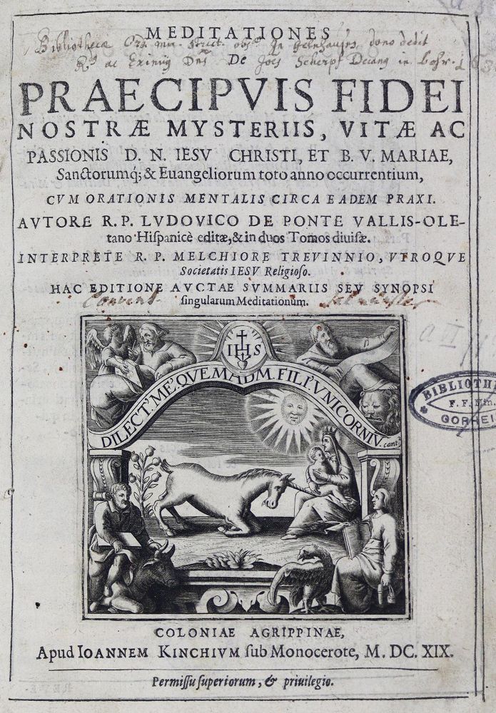 Große Abbildung Nr.1: 123-245 Ludovicus de Ponte.: (Alte Drucke, Handschriften und Theologie)