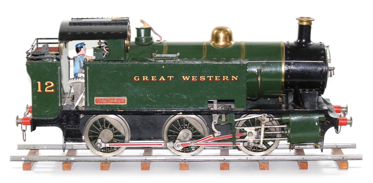Große Abbildung Nr.1: 123-2463 Spur 3 1/2 inch Lokomotive: (Spielzeug, Eisenbahn)