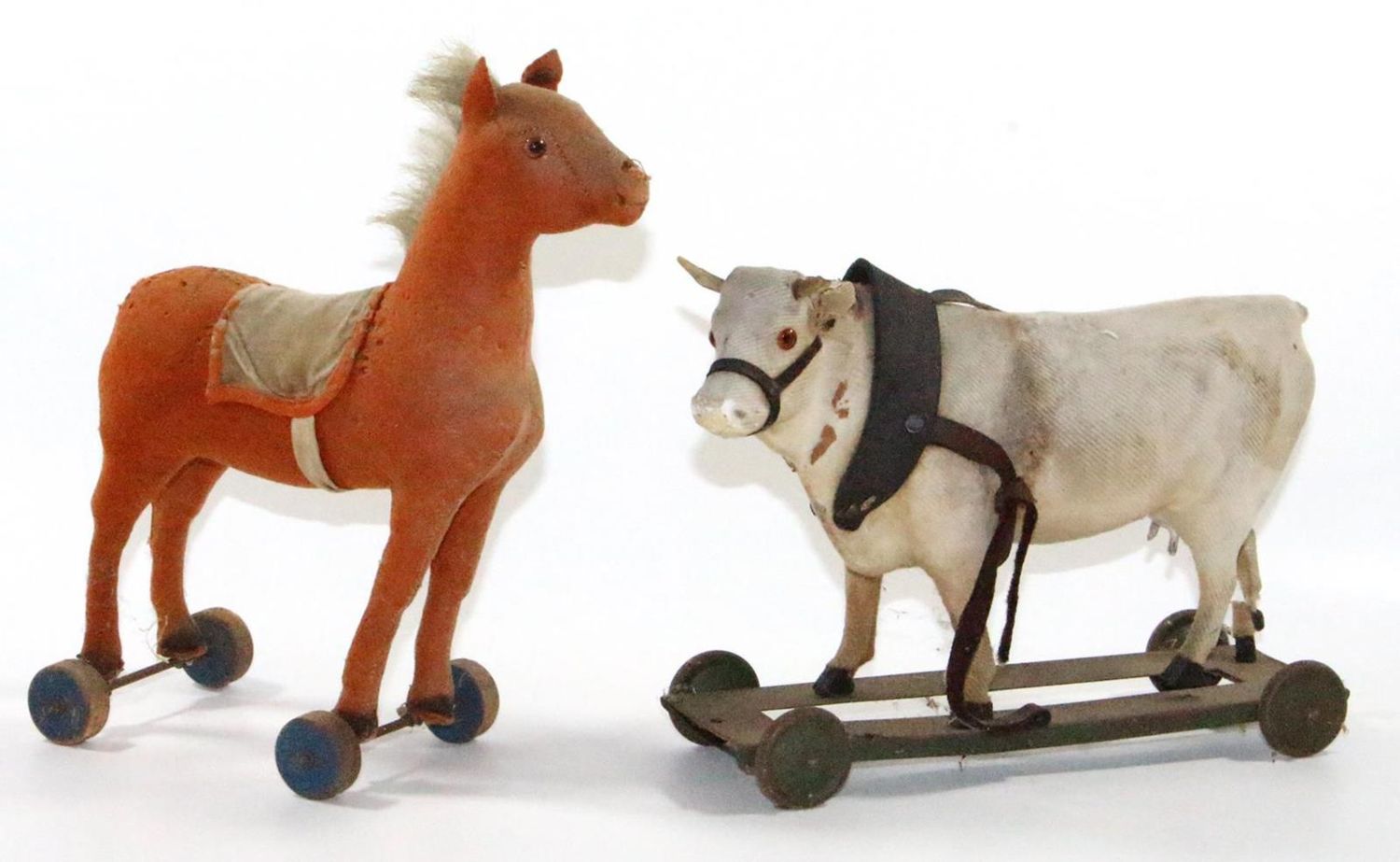 Große Abbildung Nr.1: 123-2466 Rädertiere Steiff.: (Spielzeug)