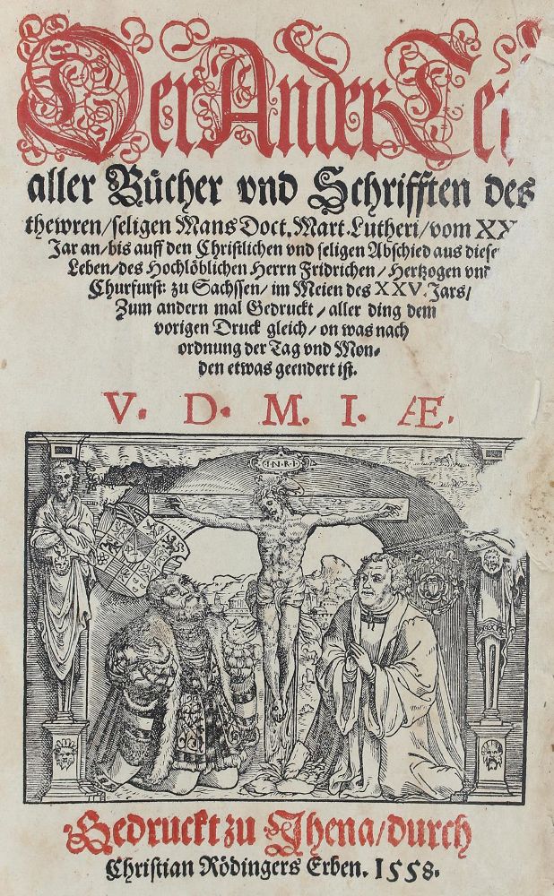 Große Abbildung Nr.1: 123-248 Luther,M.: (Alte Drucke, Handschriften und Theologie)