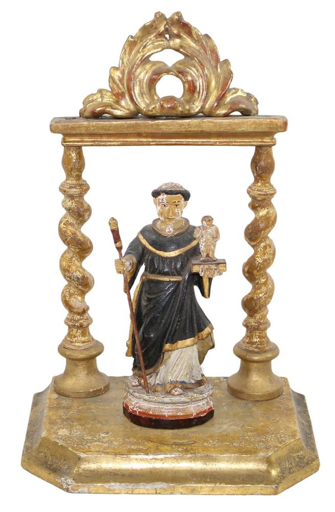 Große Abbildung Nr.1: 123-2486 Heiliger Franziskus: (Volkskunst, Religiöse Volkskunst)