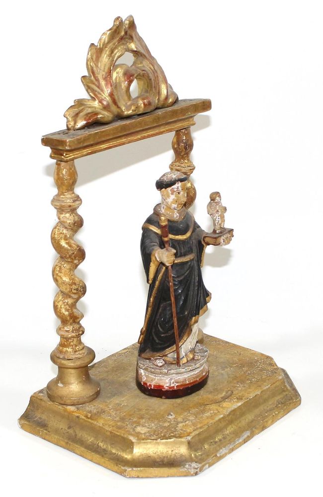 Große Abbildung Nr.2: 123-2486 Heiliger Franziskus: (Volkskunst, Religiöse Volkskunst)