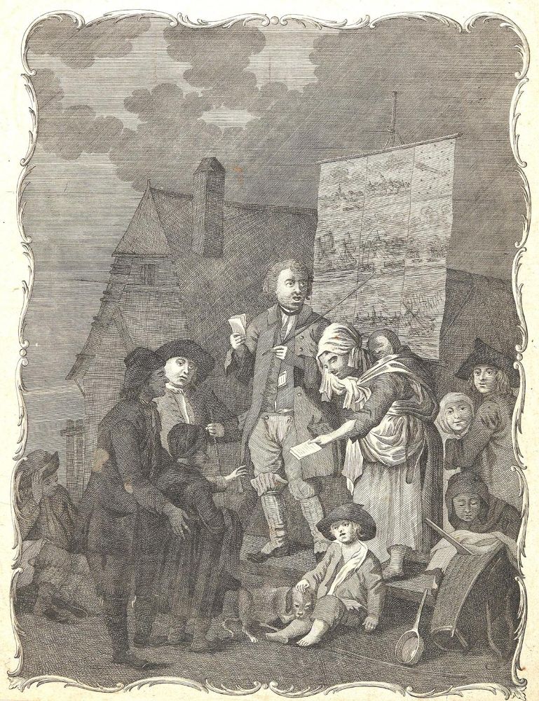 Große Abbildung Nr.1: 123-2584 Bänkelsänger.: (Varia, Berufe)