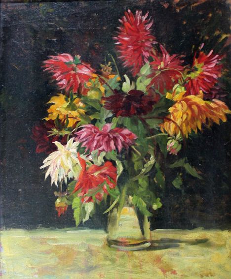 Große Abbildung Nr.1: 123-2588 Blumenstillleben.: (Varia, Botanik)