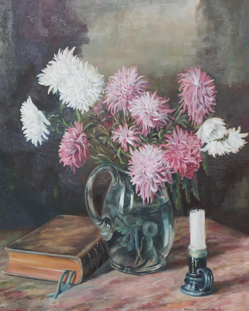 Große Abbildung Nr.7: 123-2588 Blumenstillleben.: (Varia, Botanik)
