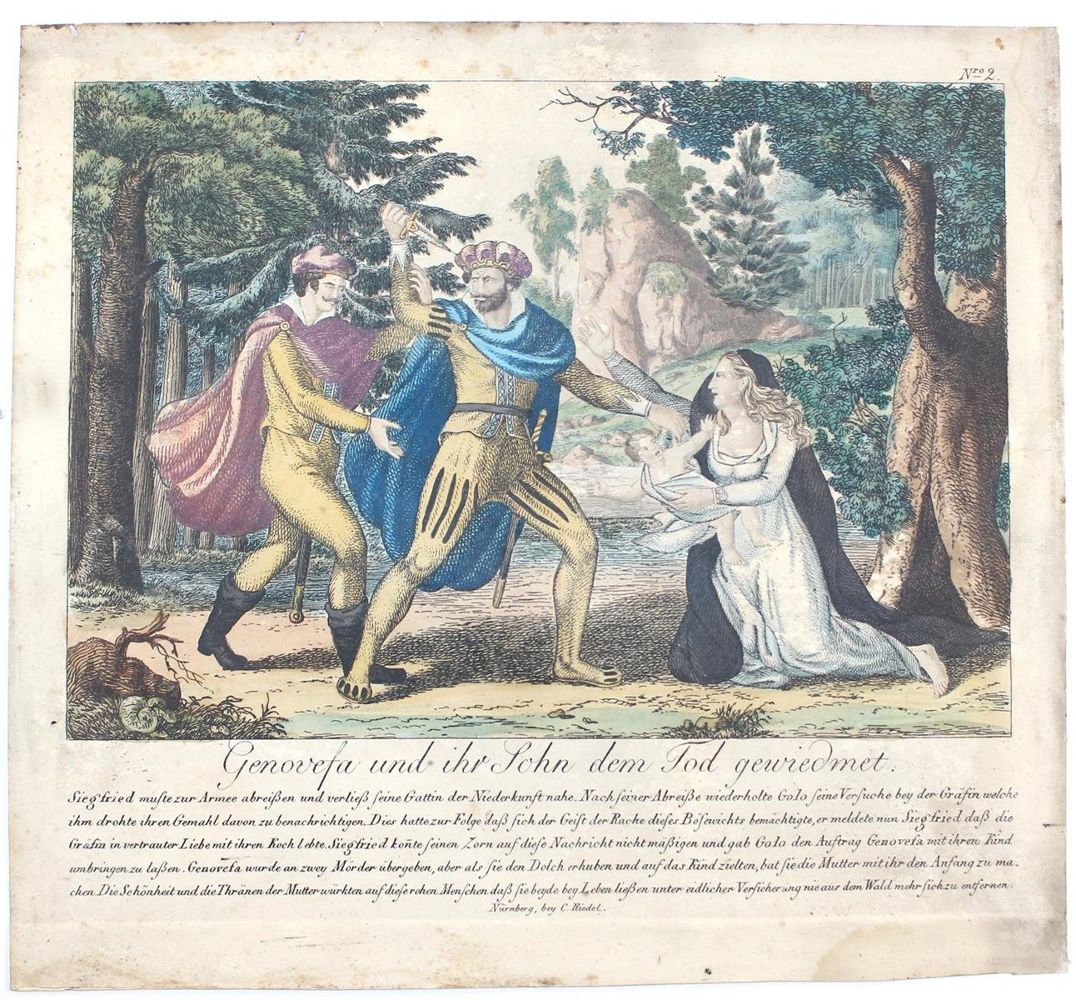 Große Abbildung Nr.2: 123-2616 Genoveva von Brabant.: (Varia)