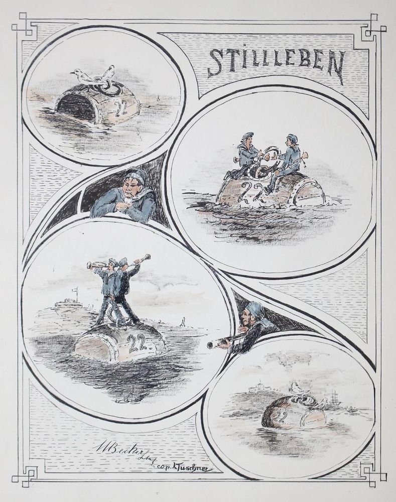 Große Abbildung Nr.1: 123-2667 Tuschner,L. (Kopiert nach M.Becker).: (Varia, Militaria, Marine)
