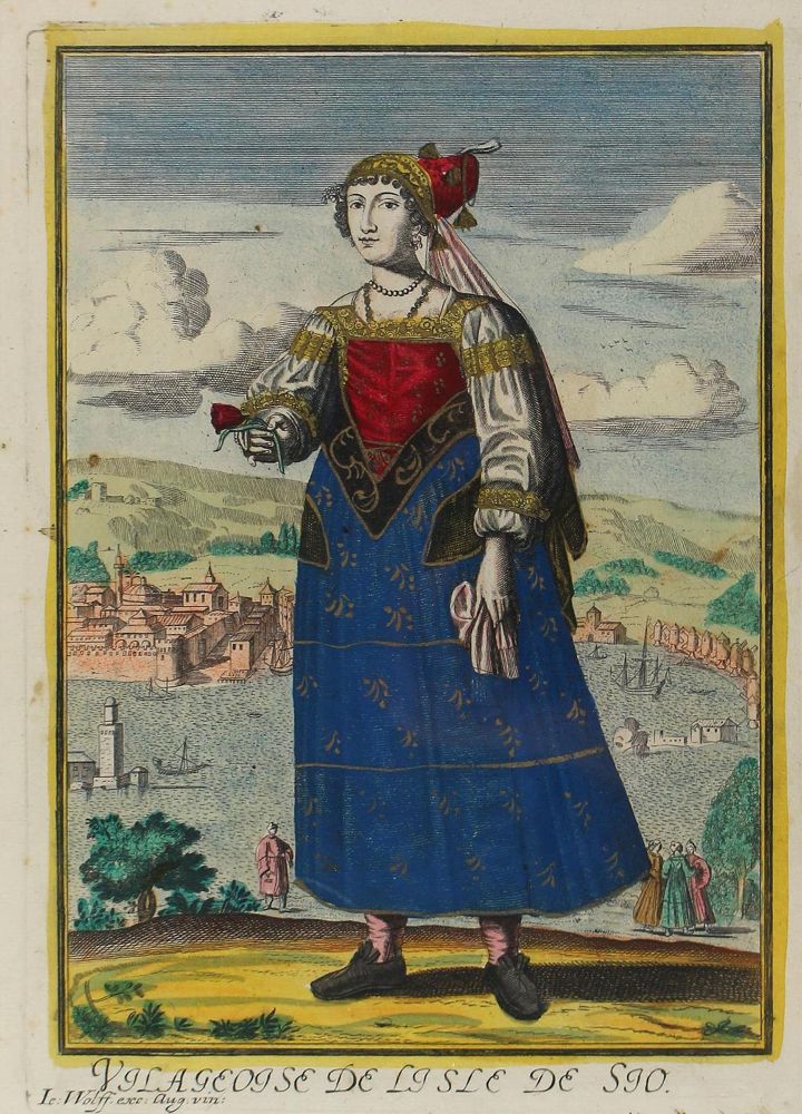 Große Abbildung Nr.1: 123-2679 Trachtendarstellungen.: (Varia, Mode und Trachten)