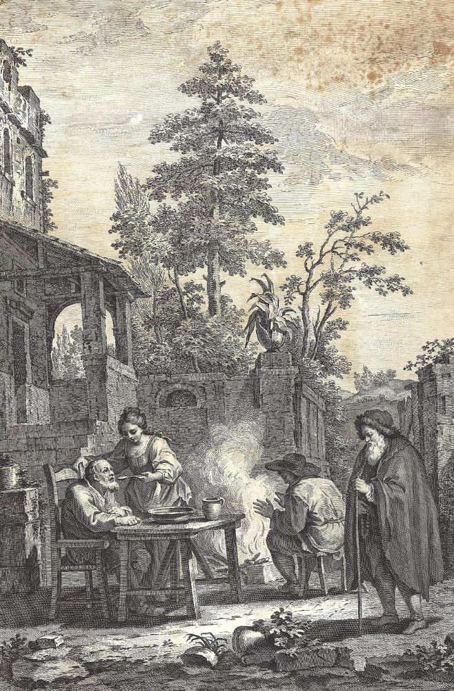 Große Abbildung Nr.1: 123-2680 Drehleierspieler u. Geiger.: (Varia, Musik)