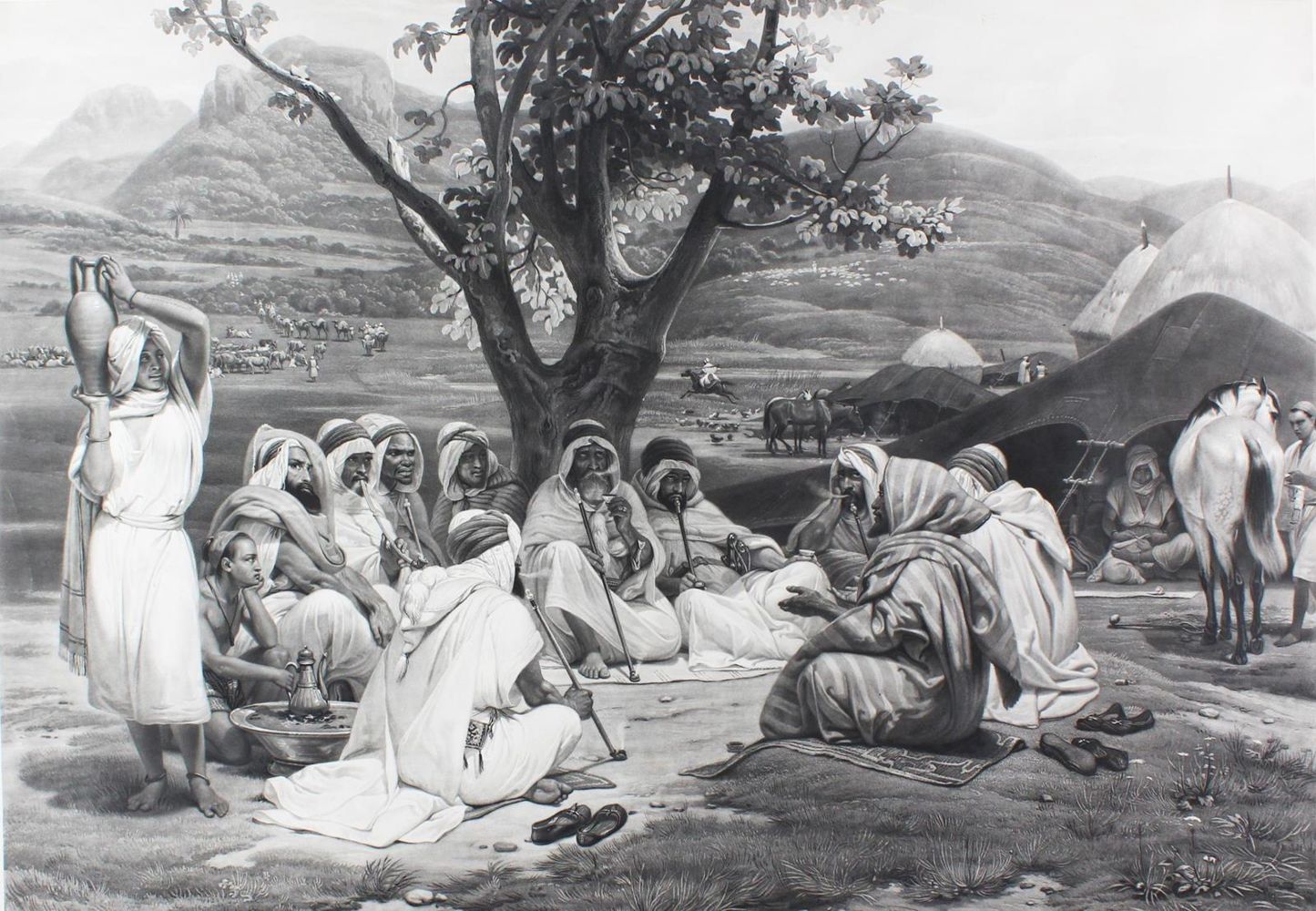 Große Abbildung Nr.1: 123-2689 Jazet, Jean Pierre Marie: (Varia, Pferde)