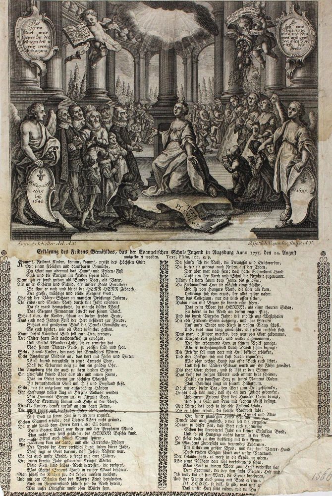 Große Abbildung Nr.1: 123-2723 Augsburger Friedensgemälde.: (Varia, Religion)