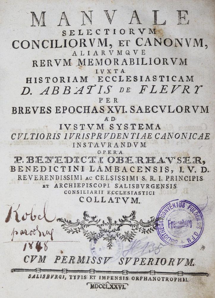 Große Abbildung Nr.1: 123-277 Oberhauser,B.: (Alte Drucke, Handschriften und Theologie)
