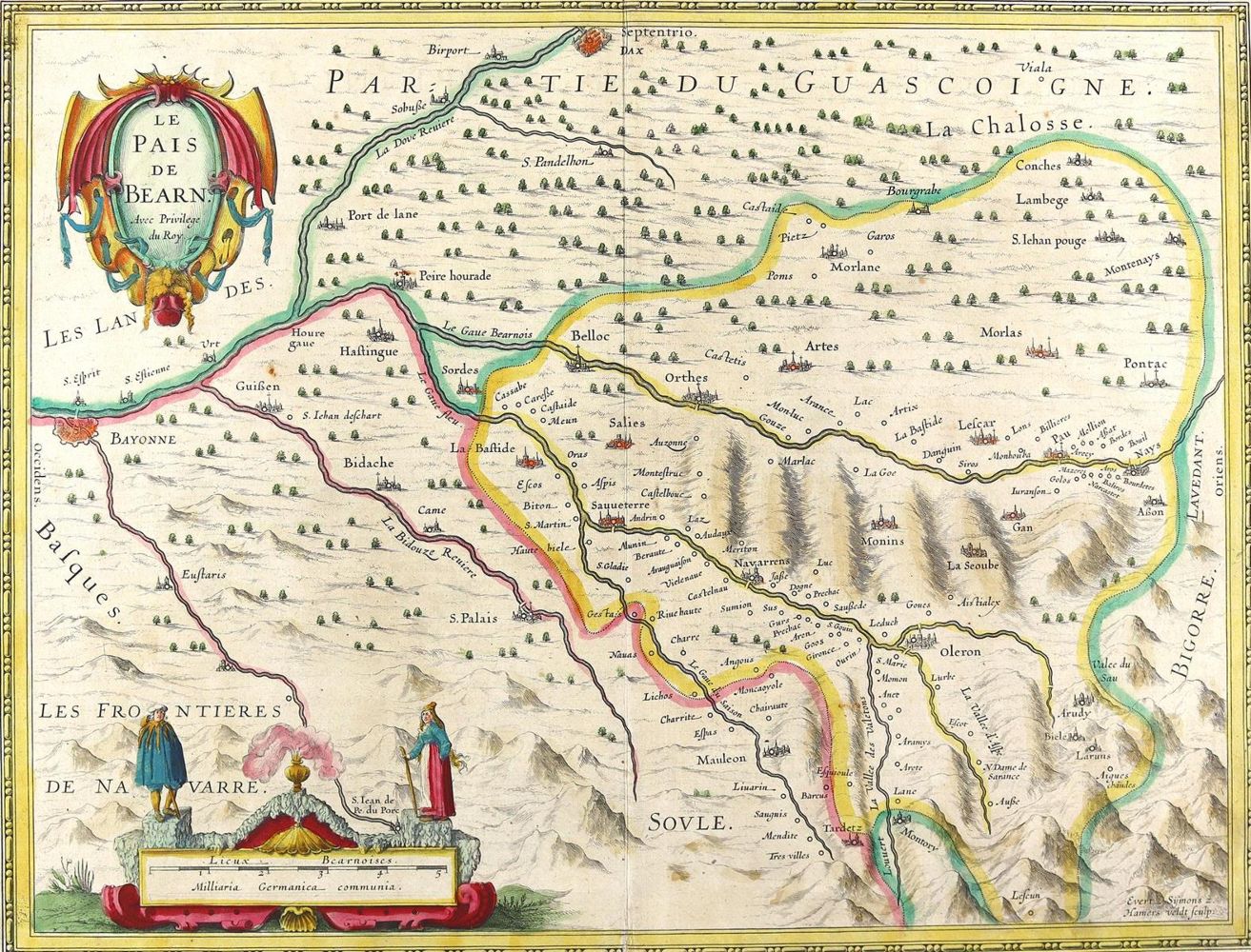 Große Abbildung Nr.1: 123-2881 Béarn.: (Ausland, Frankreich)