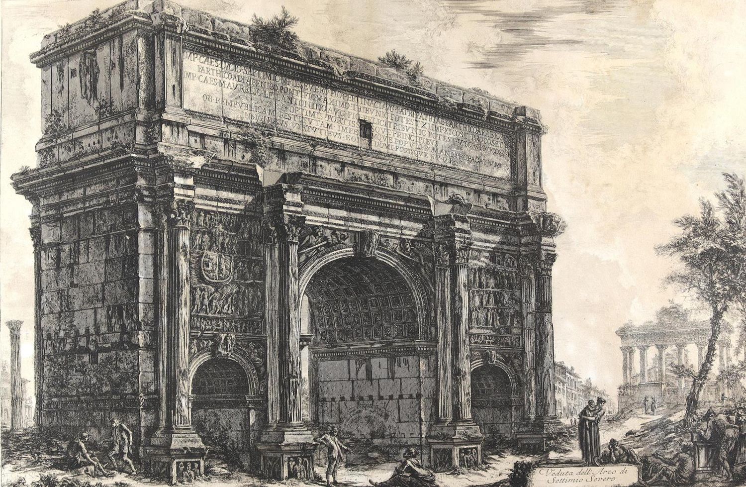 Große Abbildung Nr.1: 123-2950 Piranesi, Giovanni Battista: (Ausland, Italien, Rom)