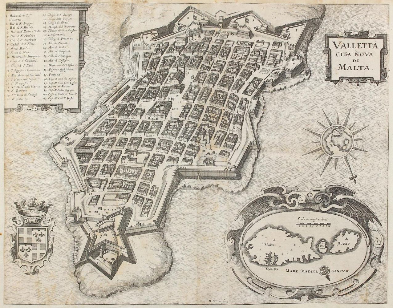 Große Abbildung Nr.1: 123-2959 La Valetta.: (Ausland, Malta)
