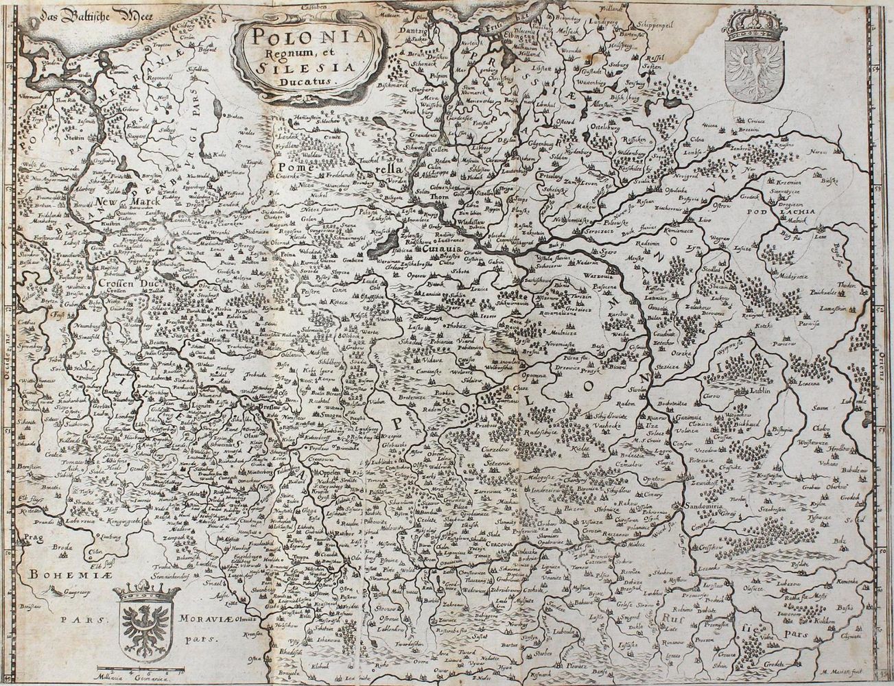 Große Abbildung Nr.1: 123-2986 Polonia Regnum, et Silesia Ducatus.: (Ausland, Polen)