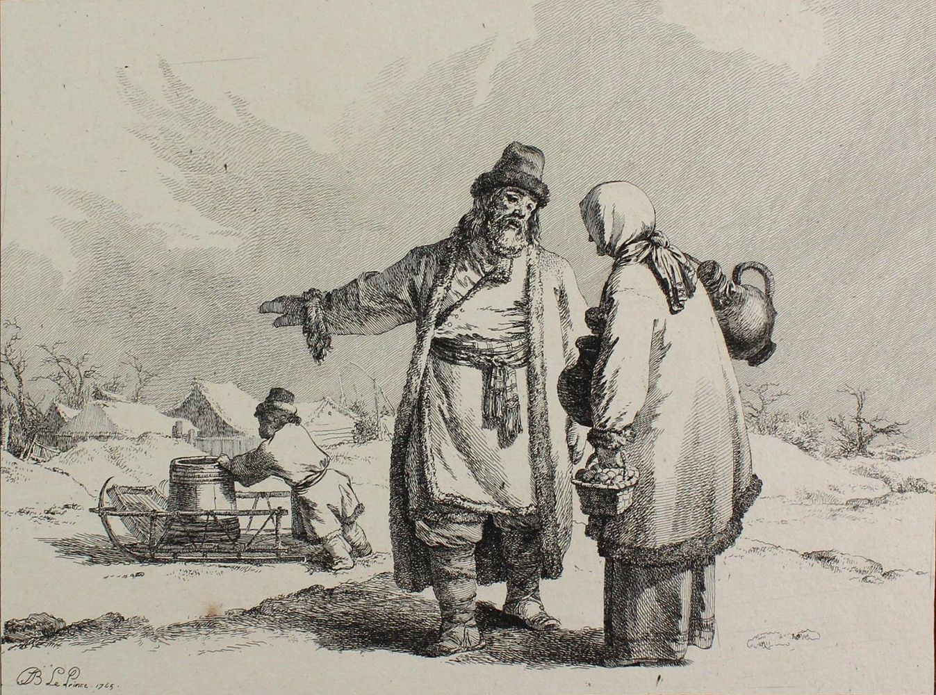 Große Abbildung Nr.2: 123-2993 Le Prince, Jean-Baptiste: (Ausland, Russland)