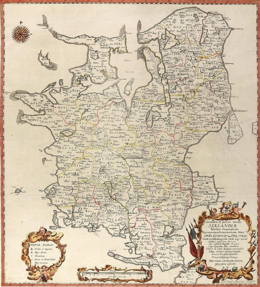 Große Abbildung Nr.1: 123-3013 Seeland.: (Ausland, Skandinavien, Dänemark)
