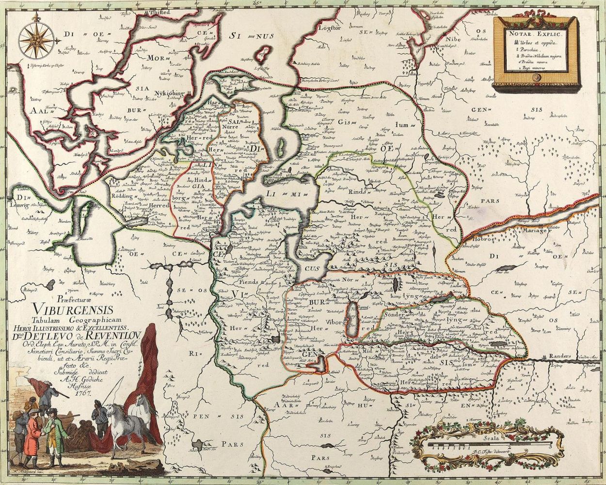 Große Abbildung Nr.1: 123-3014 Viborg.: (Ausland, Skandinavien, Dänemark)