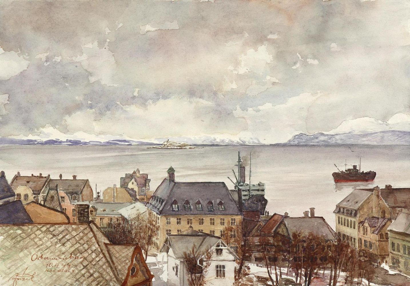 Große Abbildung Nr.1: 123-3018 Norwegen.: (Ausland, Skandinavien)