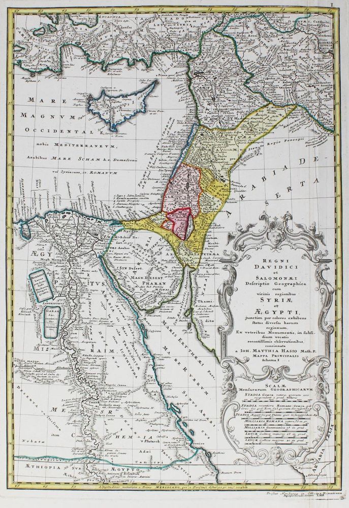 Große Abbildung Nr.3: 123-3022 Syrien u. Ägypten.: (Ausland)