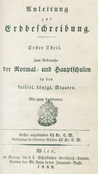 Große Abbildung Nr.1: 123-3028 Anleitung zur Erdbeschreibung.: (Ausland, Weltkarte)