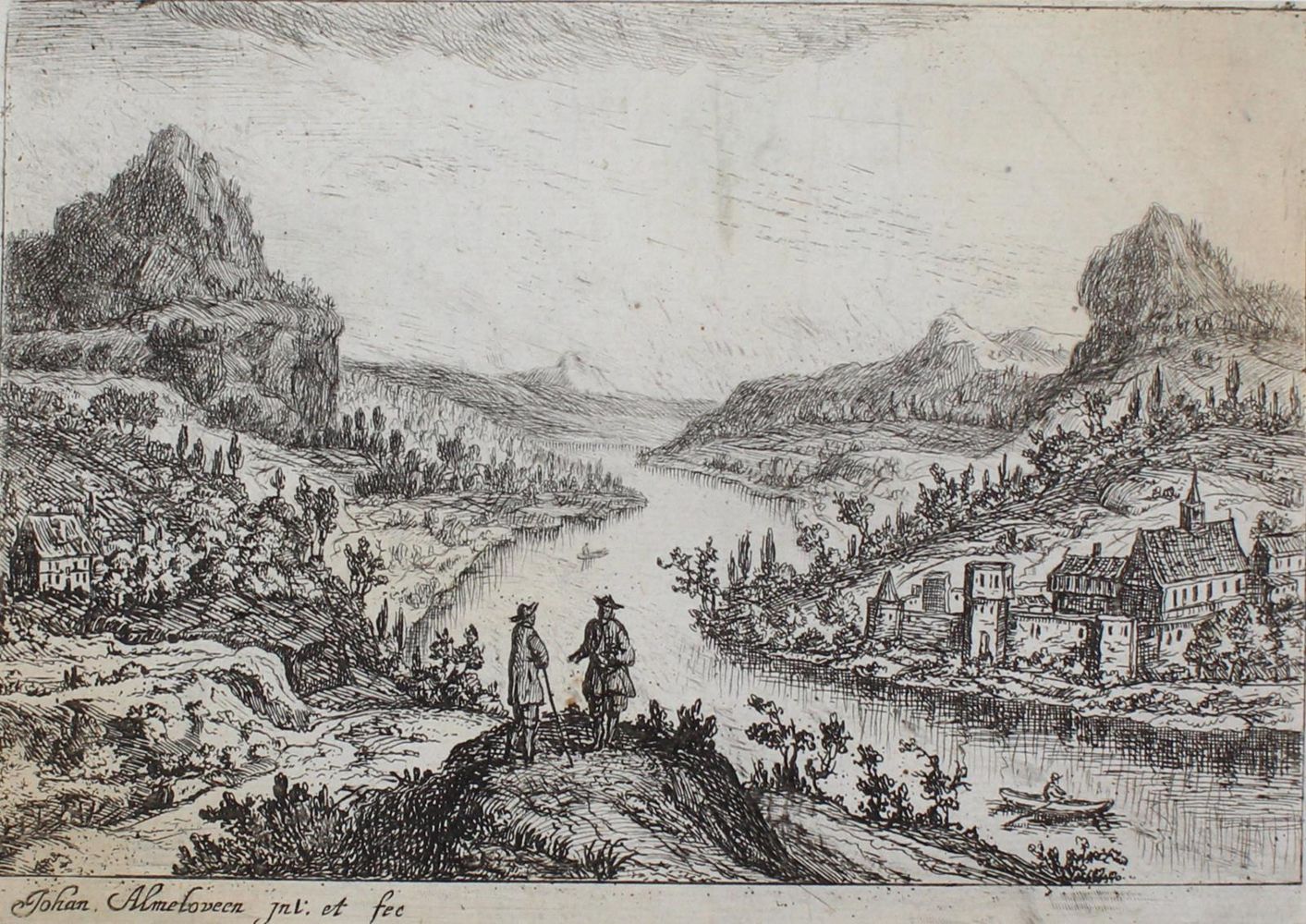 Große Abbildung Nr.1: 123-3045 Almeloven, Jan van: (Künstlergraphik)