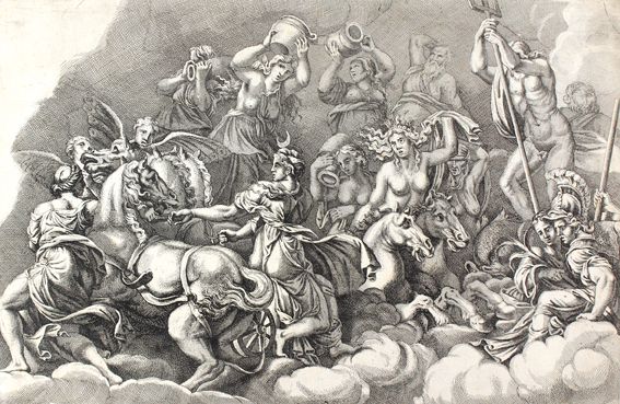 Große Abbildung Nr.1: 123-3077 Bartoli, Pietro Santo: (Künstlergraphik)