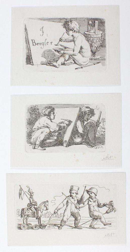 Große Abbildung Nr.1: 123-3109 Bergler d. J., Josef: (Künstlergraphik)