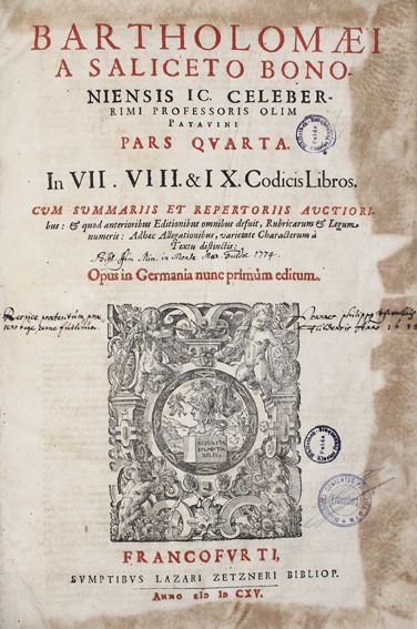 Große Abbildung Nr.1: 123-312 Saliceto,B.de.: (Alte Drucke, Handschriften und Theologie)