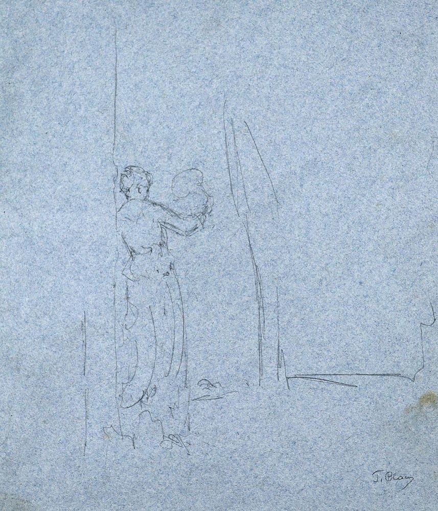 Große Abbildung Nr.2: 123-3124 Blau, Tina: (Künstlergraphik)