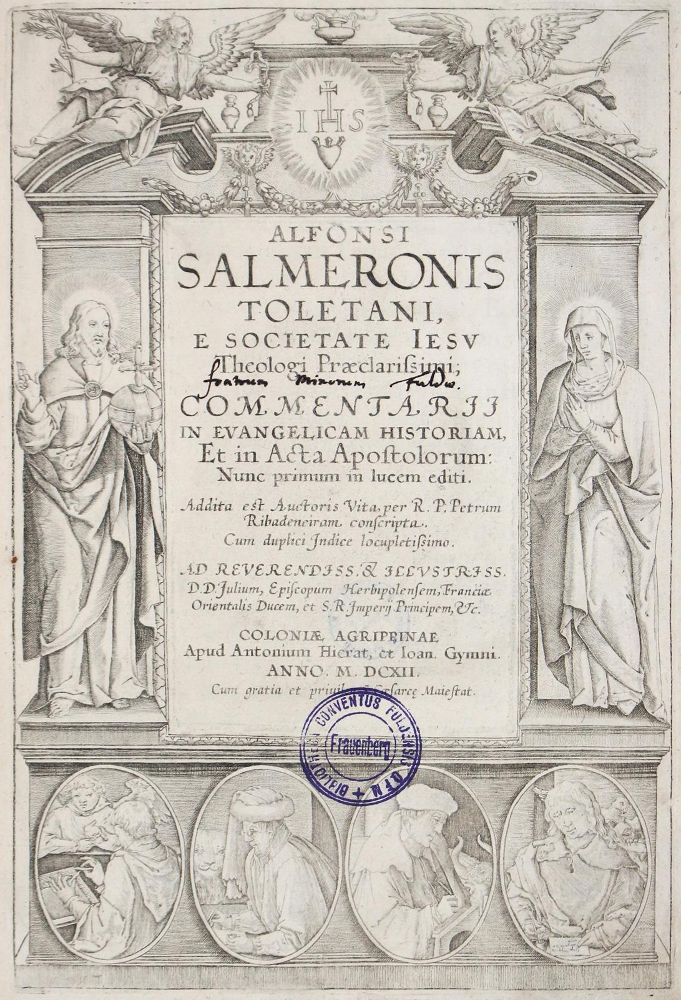 Große Abbildung Nr.2: 123-313 Salmeron,A.: (Alte Drucke, Handschriften und Theologie)