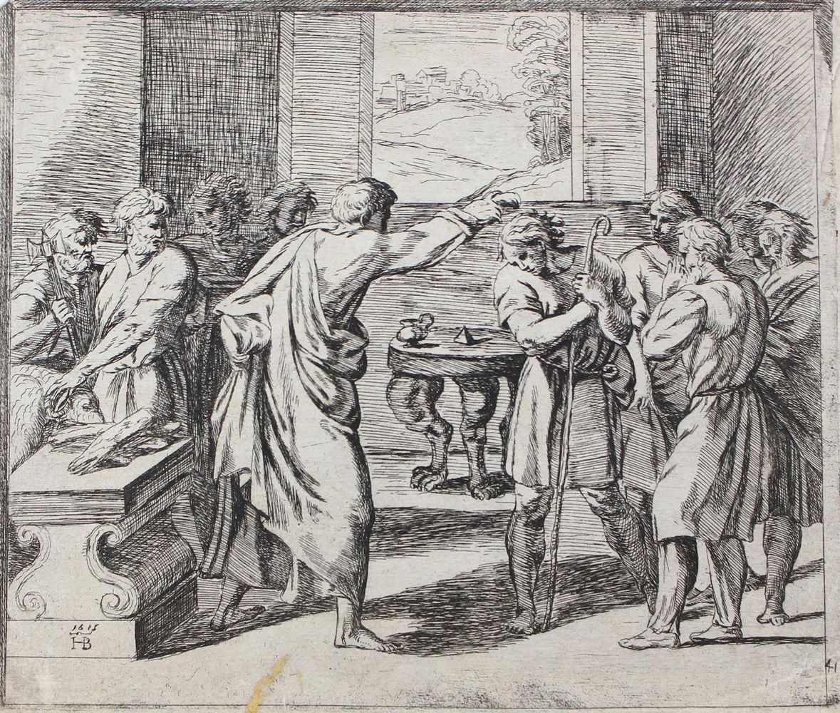 Große Abbildung Nr.1: 123-3136 Borgianni, Orazio (oder Horacio): (Künstlergraphik)