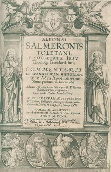 Große Abbildung Nr.1: 123-314 Salmeron,A.: (Alte Drucke, Handschriften und Theologie)