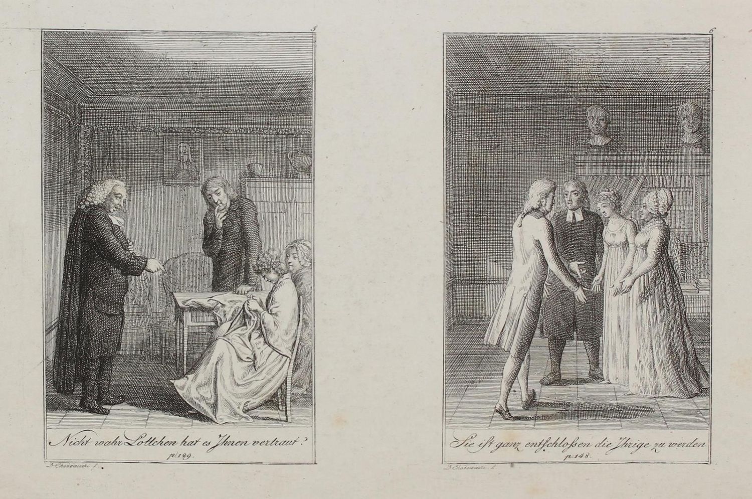 Große Abbildung Nr.1: 123-3185 Chodowiecki, Daniel Nikolaus: (Künstlergraphik)