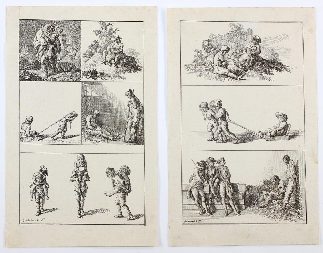 Große Abbildung Nr.2: 123-3189 Chodowiecki, Daniel Nikolaus: (Künstlergraphik)