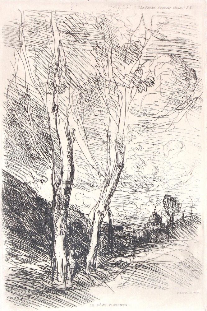 Große Abbildung Nr.1: 123-3206 Corot, Jean-Baptiste Camille: (Künstlergraphik)