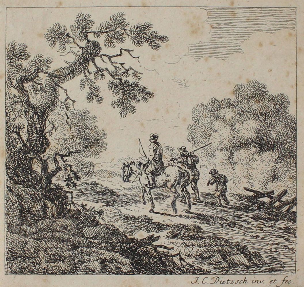 Große Abbildung Nr.1: 123-3232 Dietzsch, Johann Christoph: (Künstlergraphik)