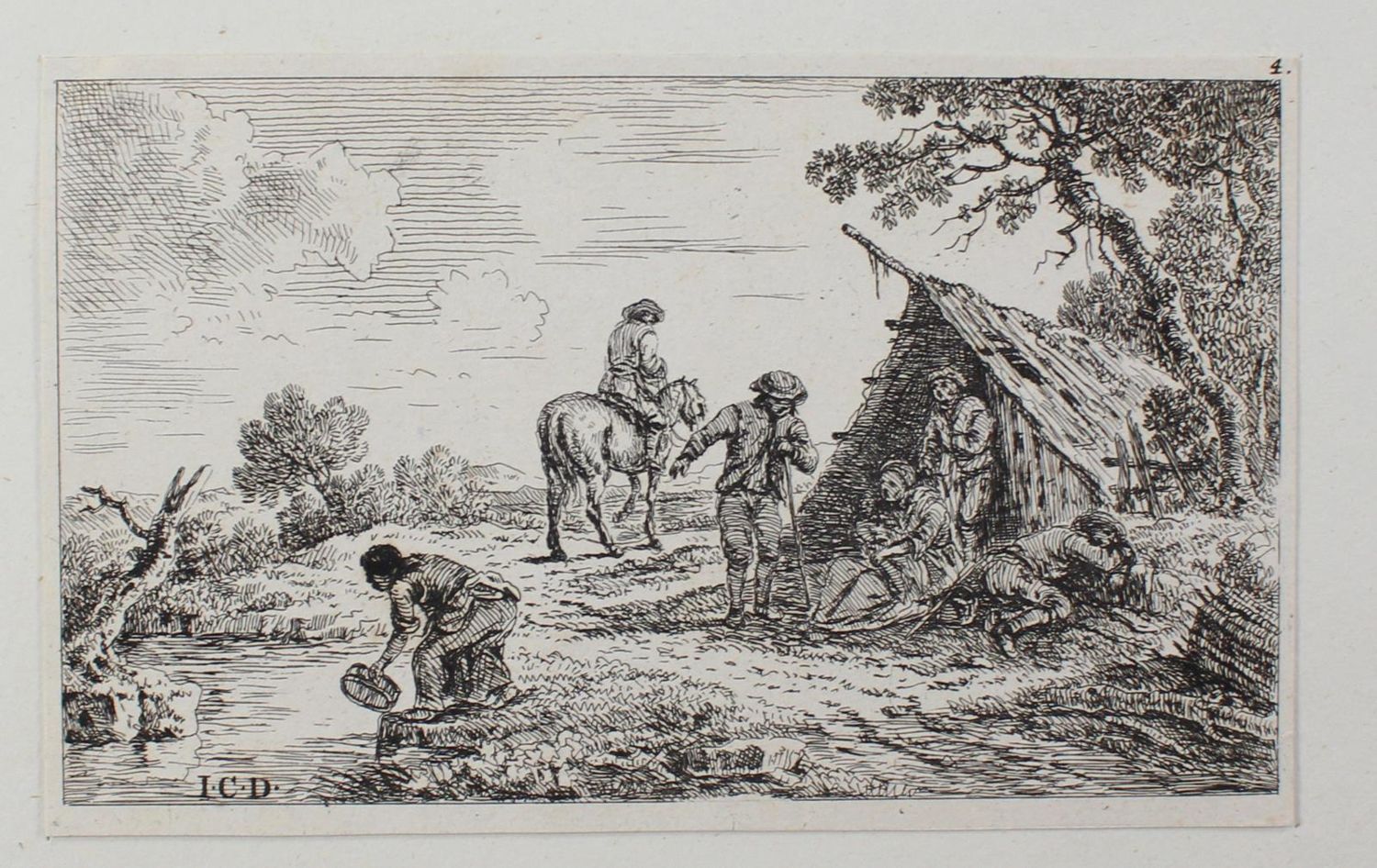Große Abbildung Nr.5: 123-3232 Dietzsch, Johann Christoph: (Künstlergraphik)