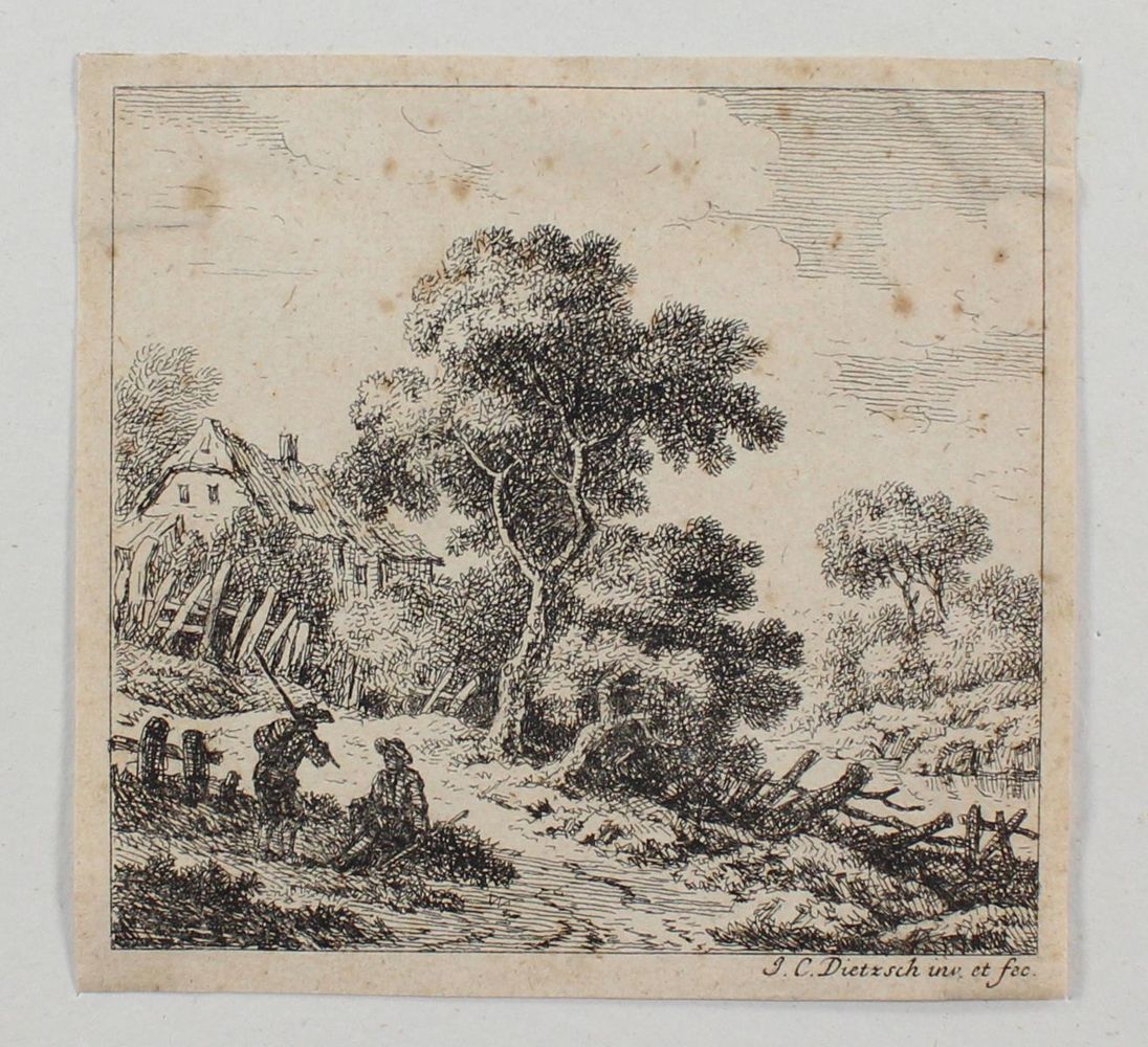 Große Abbildung Nr.7: 123-3232 Dietzsch, Johann Christoph: (Künstlergraphik)